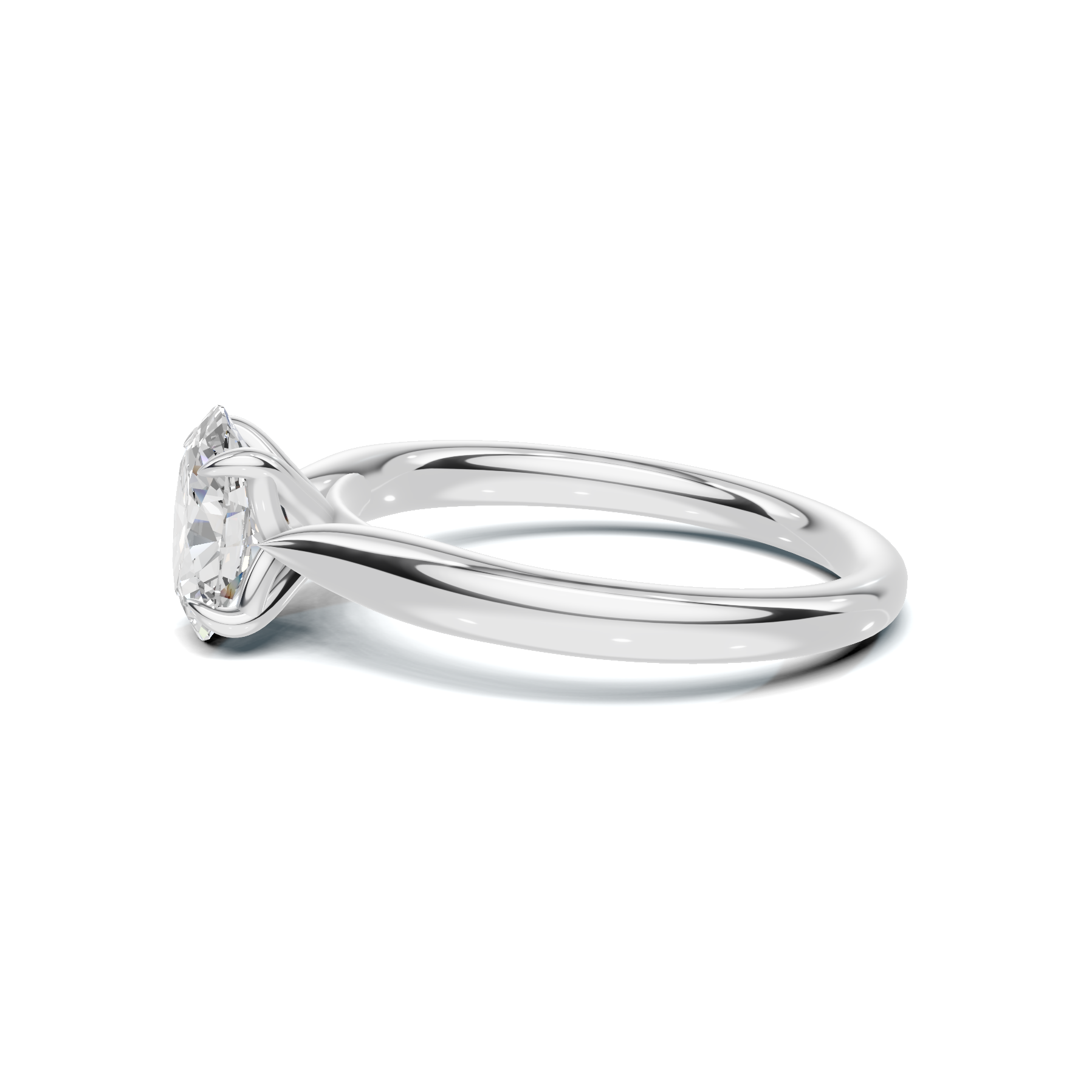 Elegant Solitaire Minimalist Ring