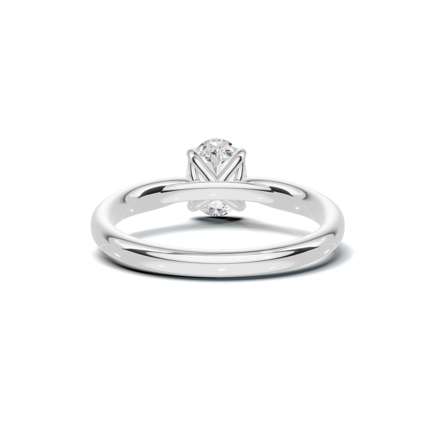 Elegant Solitaire Minimalist Ring