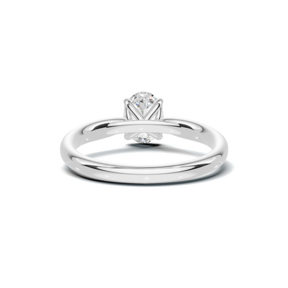 Elegant Solitaire Minimalist Ring