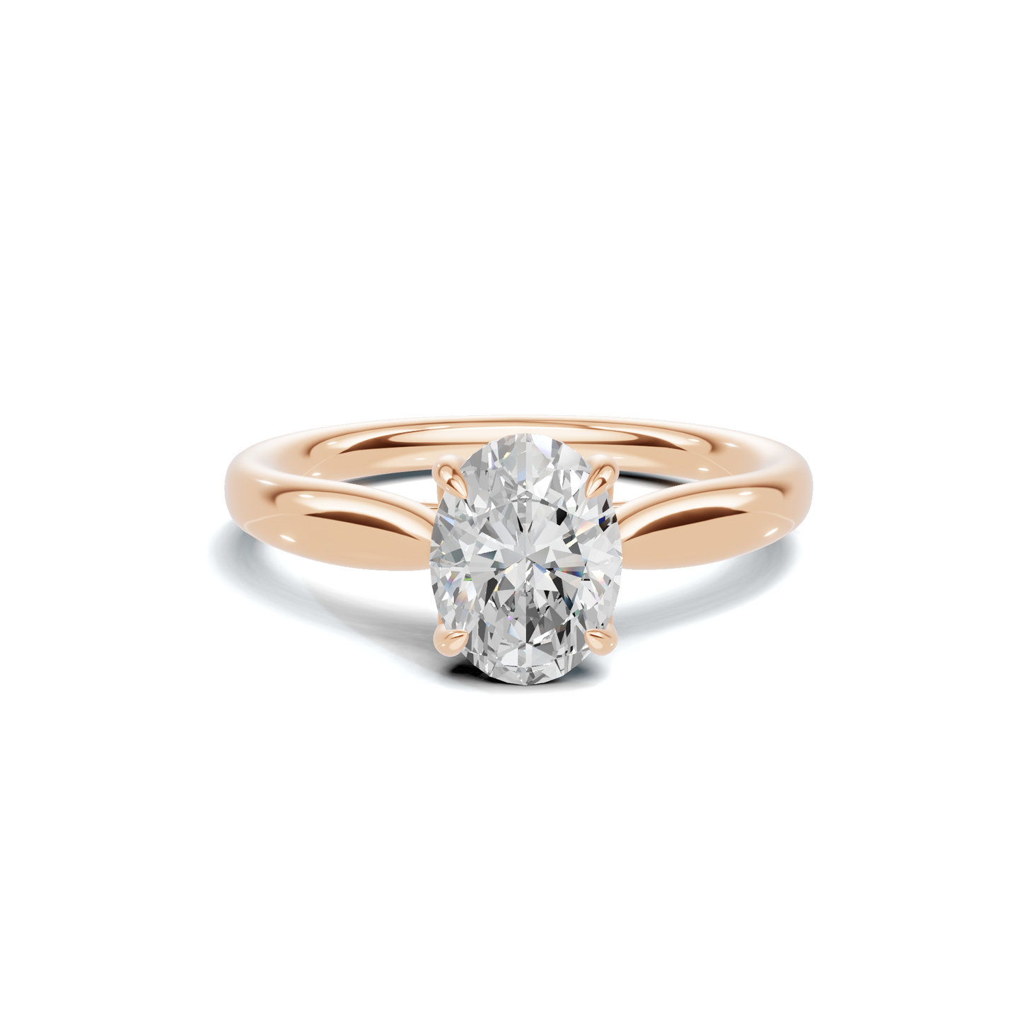 Elegant Solitaire Minimalist Ring