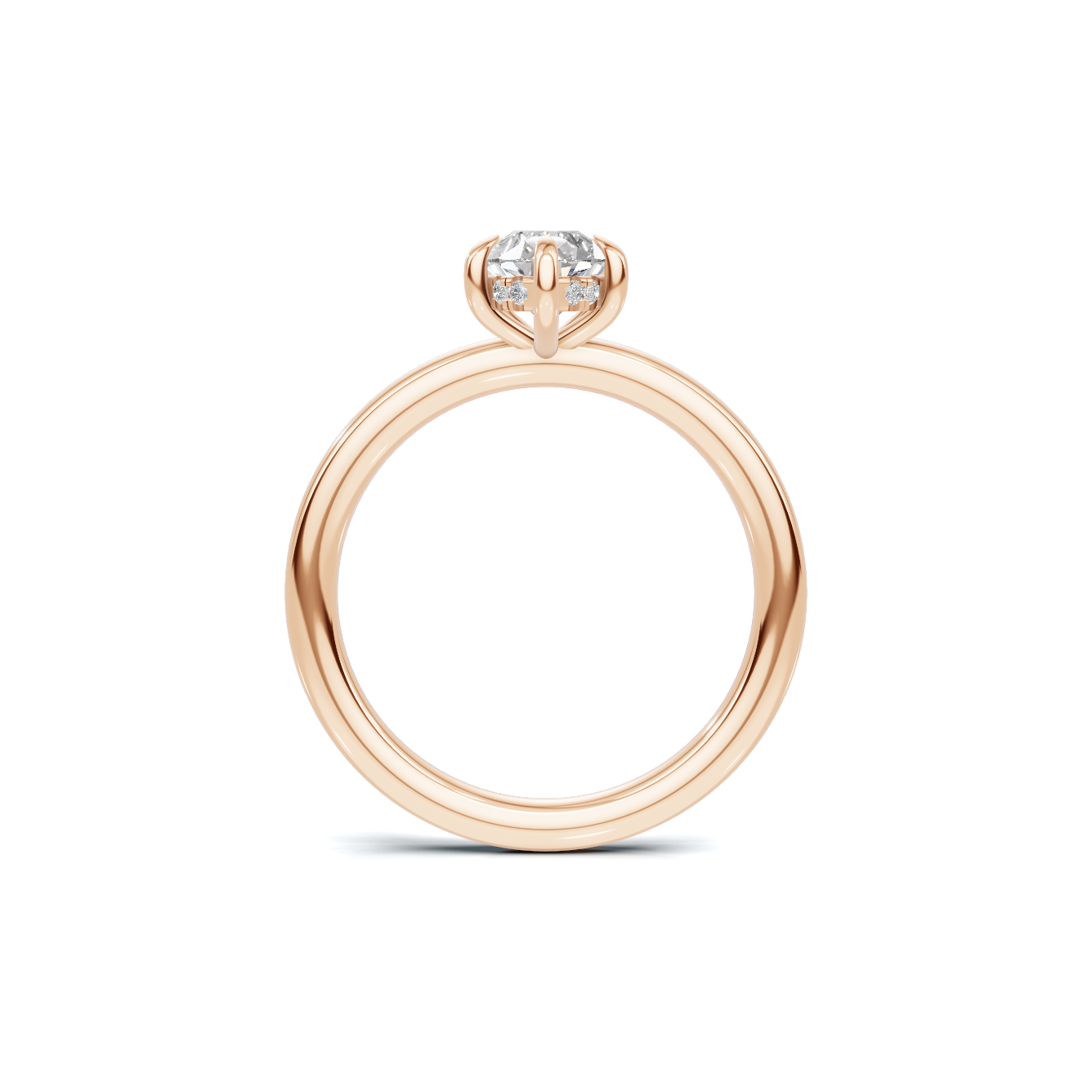 Elegant Teardrop Solitaire Ring