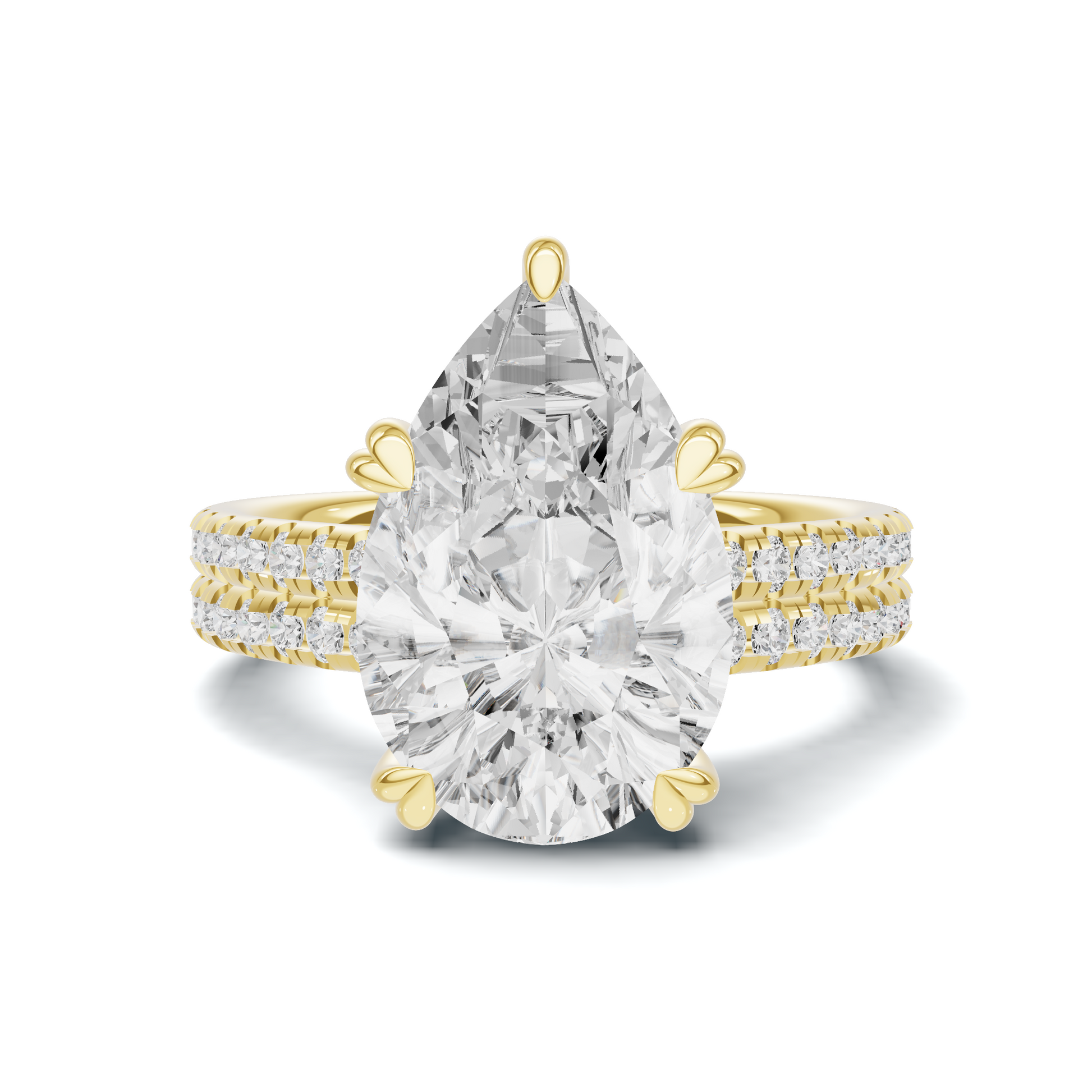 Elegant Teardrop Statement Ring