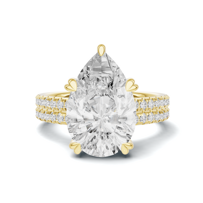 Elegant Teardrop Statement Ring