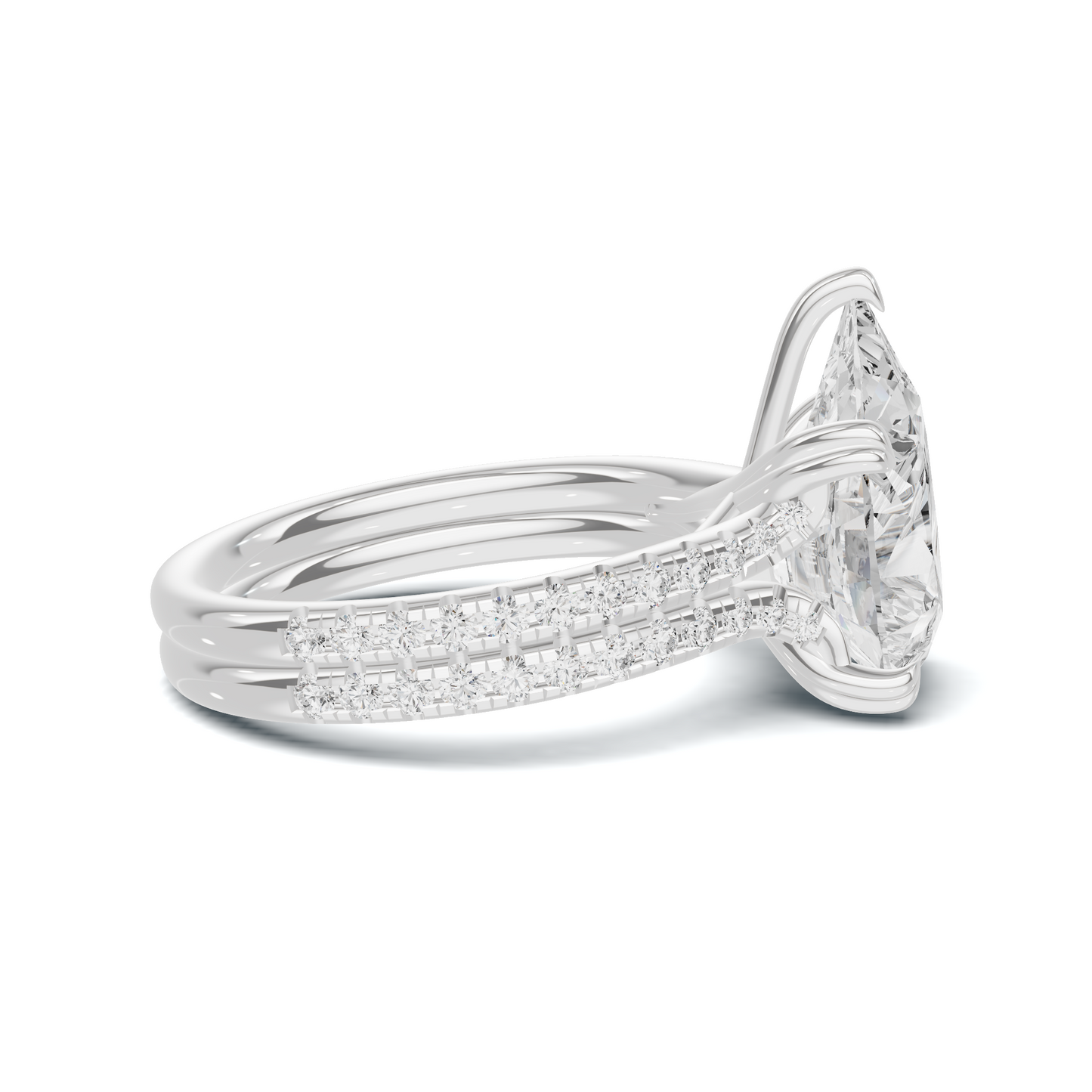 Elegant Teardrop Statement Ring