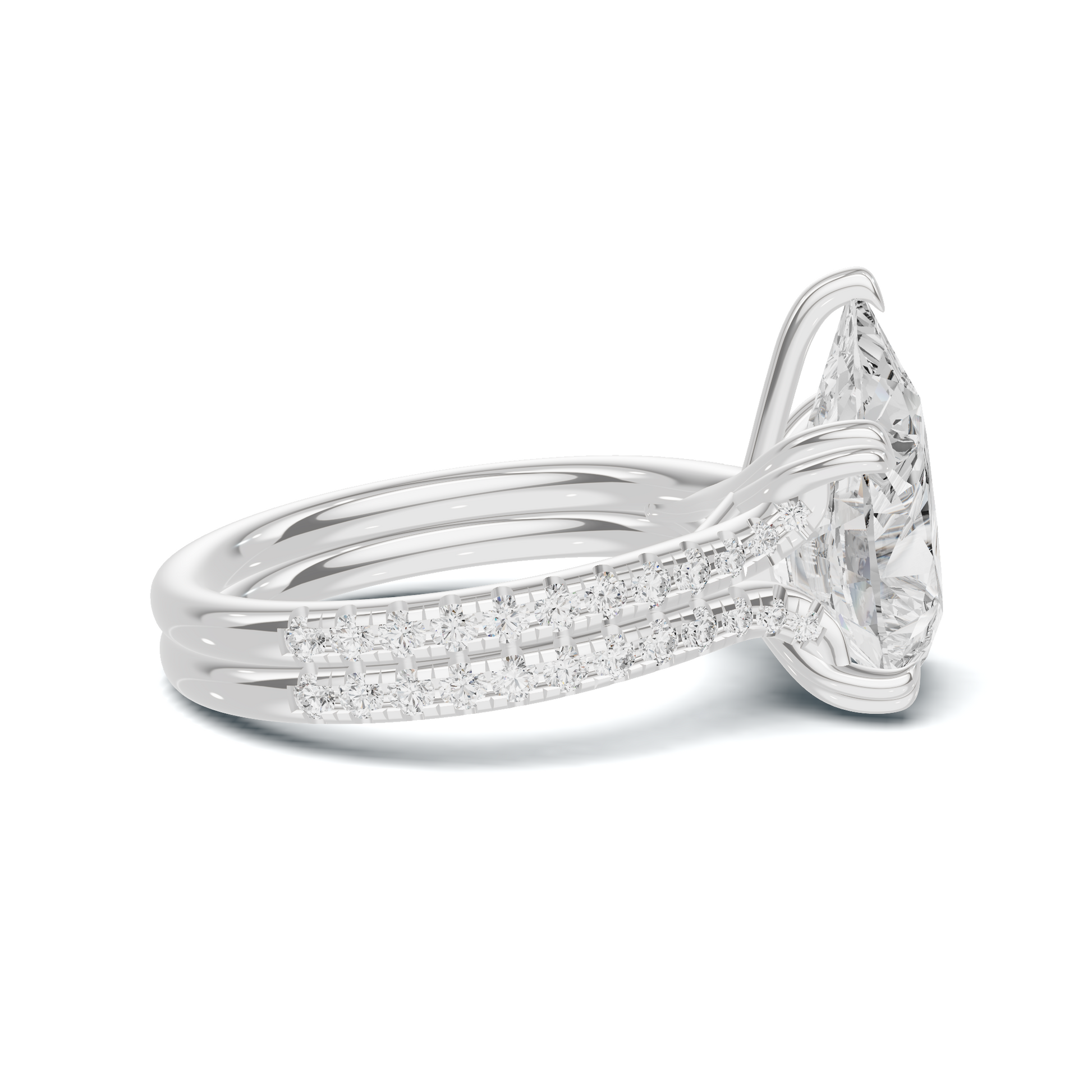 Elegant Teardrop Statement Ring
