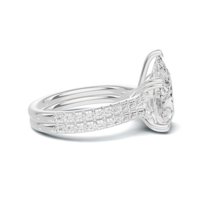 Elegant Teardrop Statement Ring