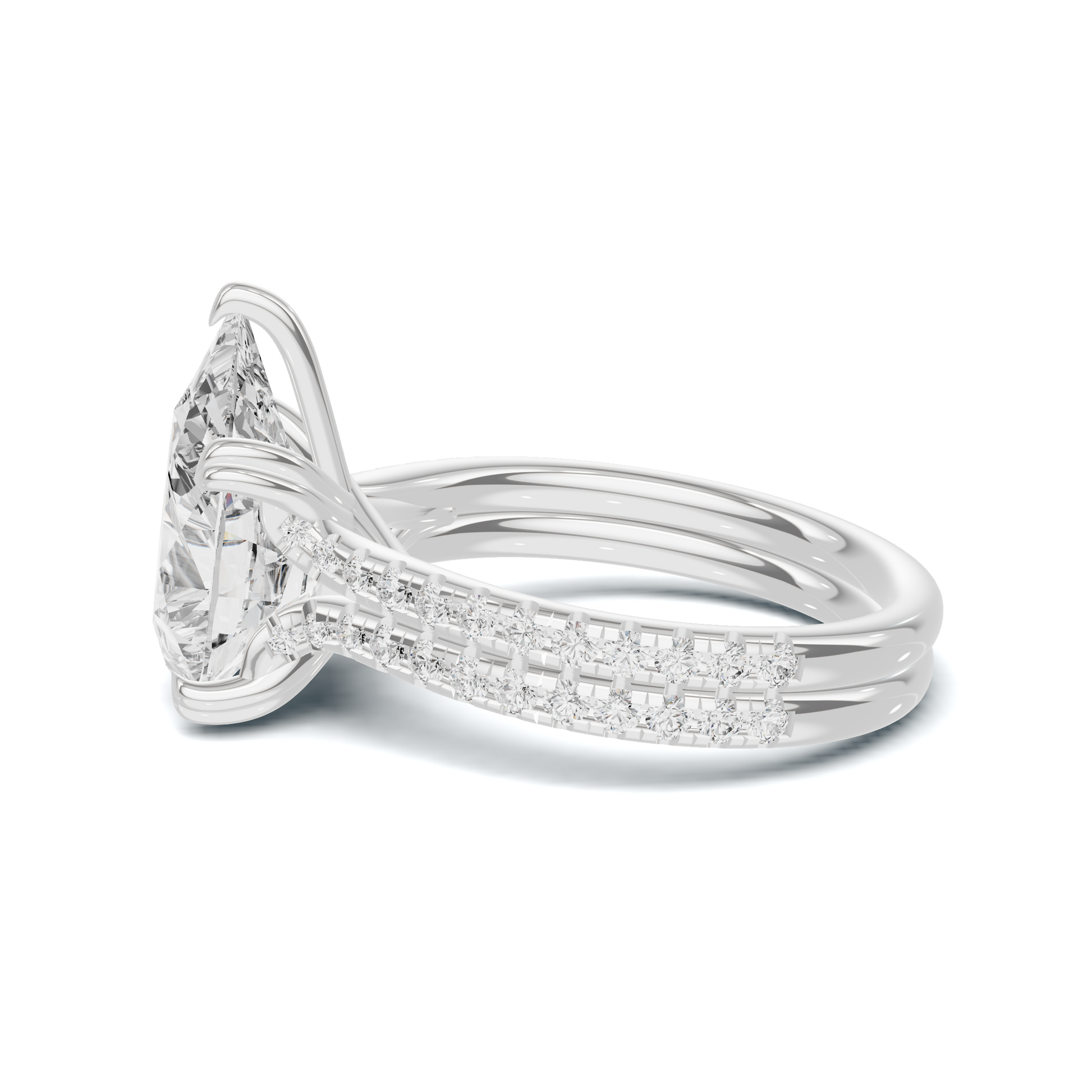 Elegant Teardrop Statement Ring