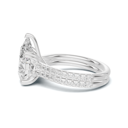 Elegant Teardrop Statement Ring