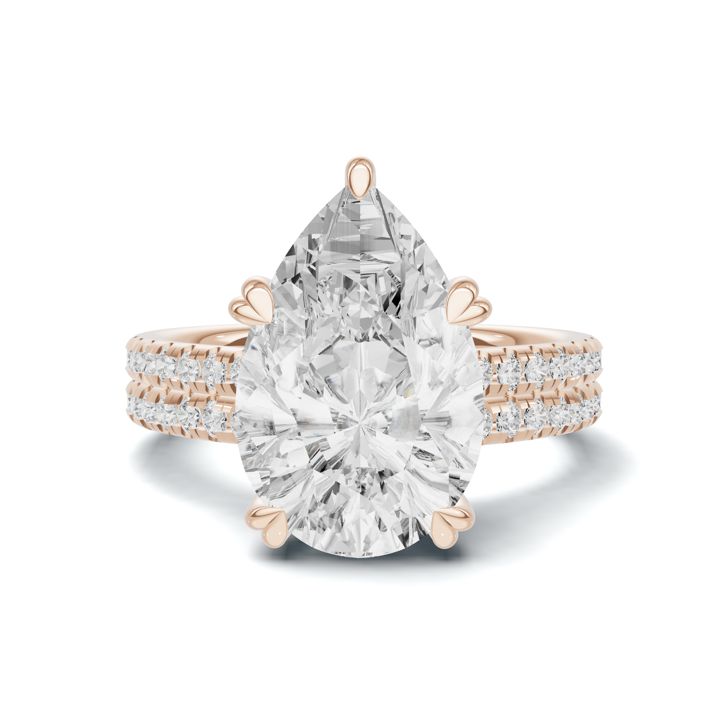 Elegant Teardrop Statement Ring