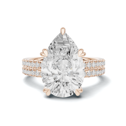 Elegant Teardrop Statement Ring