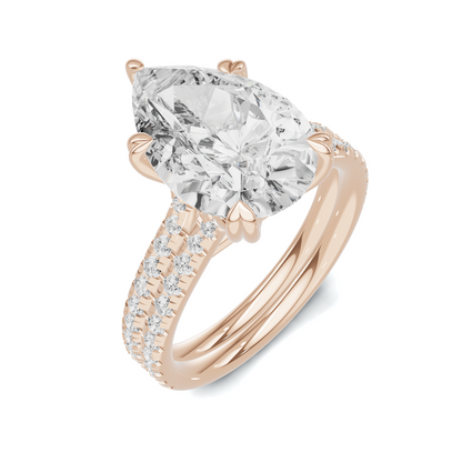 Elegant Teardrop Statement Ring