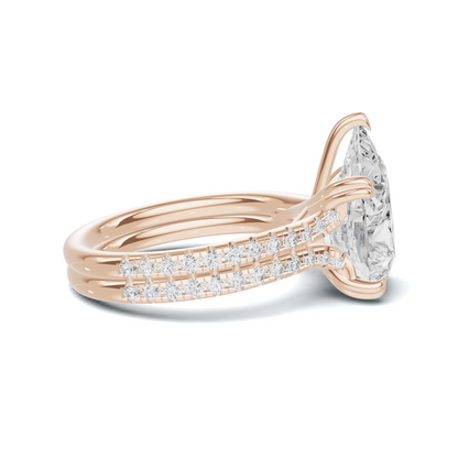 Elegant Teardrop Statement Ring
