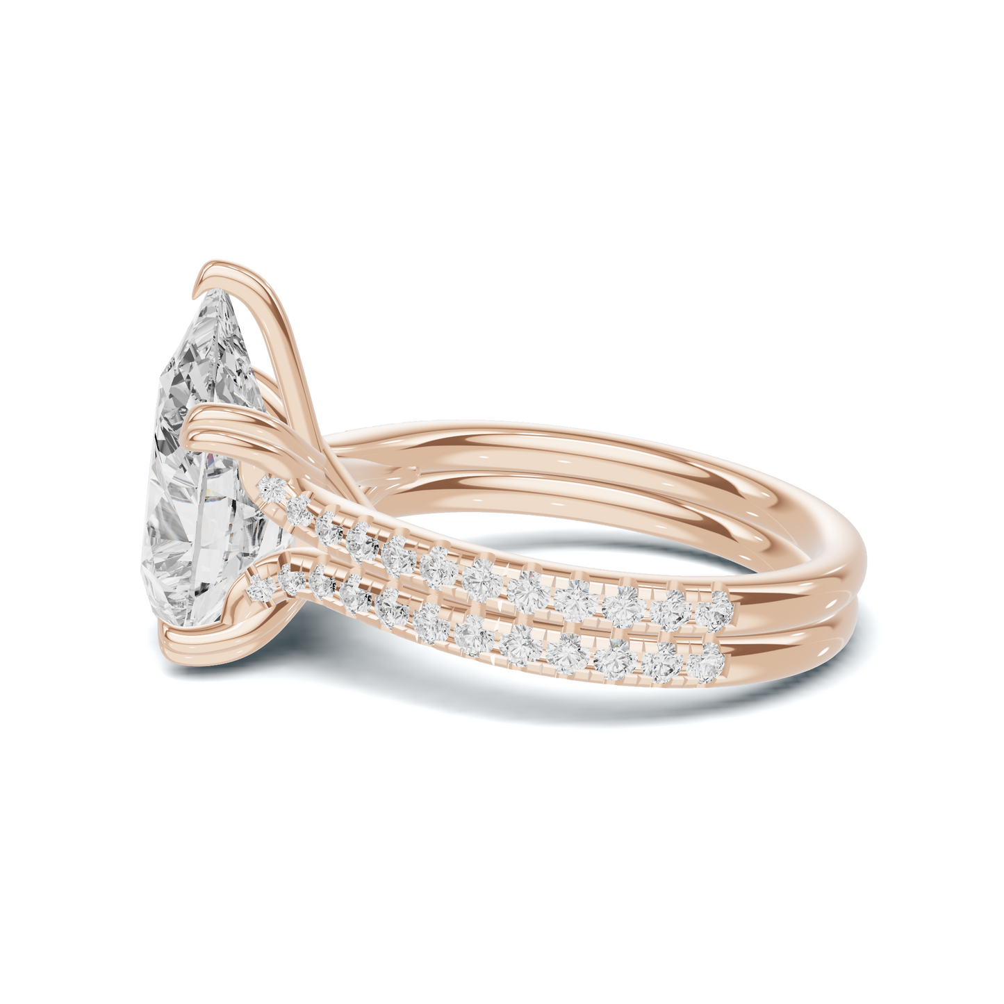 Elegant Teardrop Statement Ring
