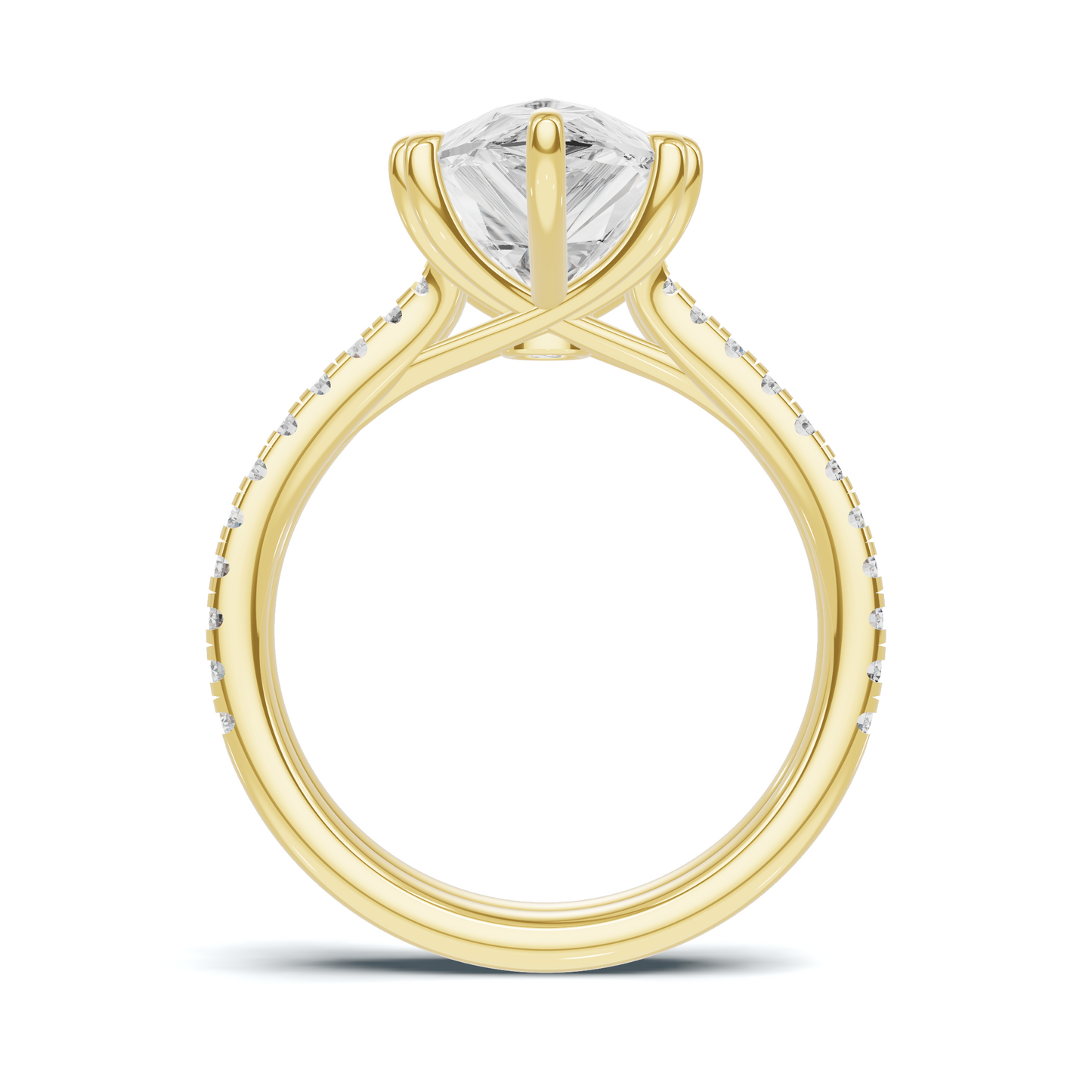 Elegant Teardrop Statement Ring