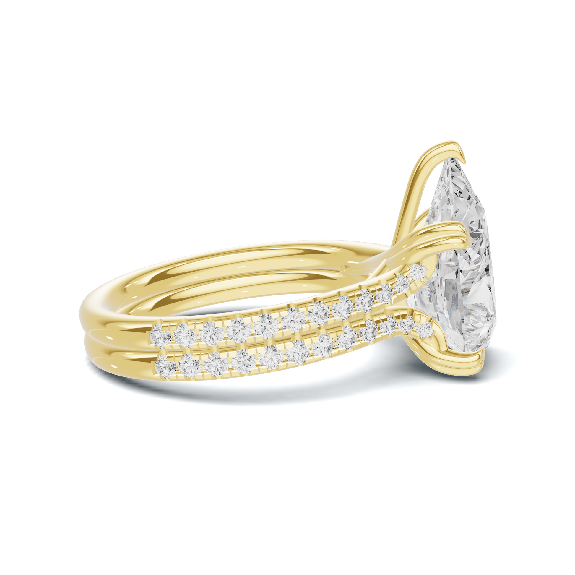 Elegant Teardrop Statement Ring