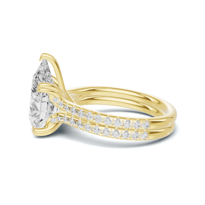 Elegant Teardrop Statement Ring