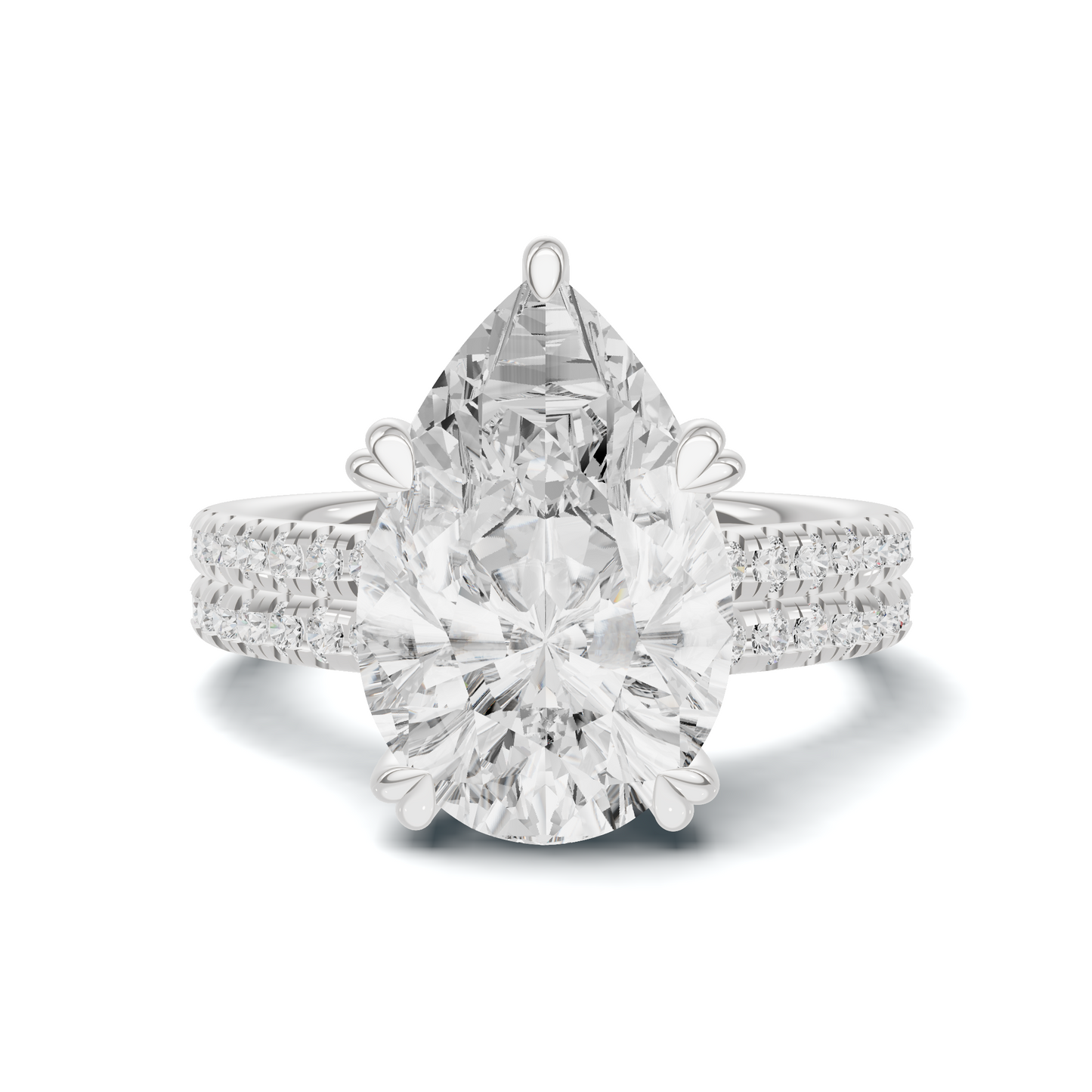Elegant Teardrop Statement Ring