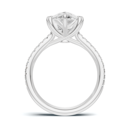 Elegant Teardrop Statement Ring
