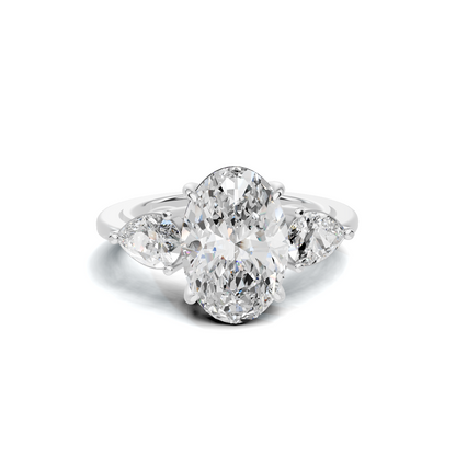 Elegant Three Stone Ring