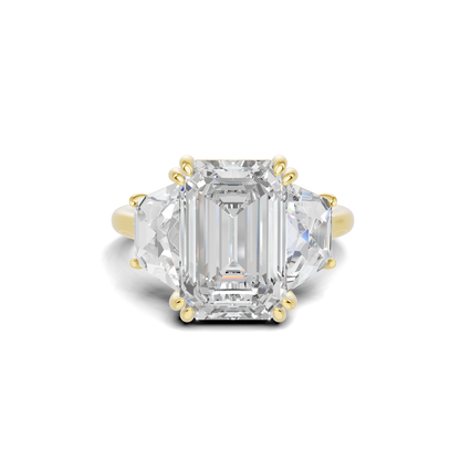 Elegant Trapezoid Accent Ring