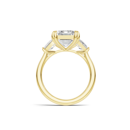 Elegant Trapezoid Accent Ring