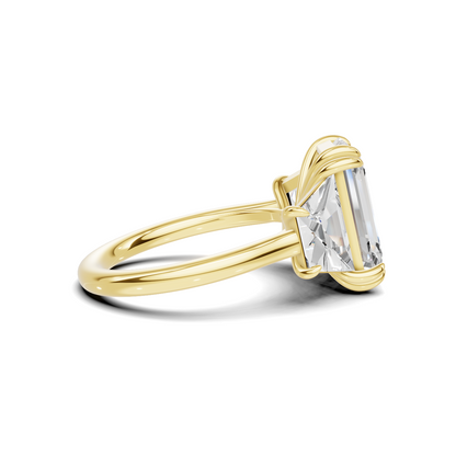 Elegant Trapezoid Accent Ring