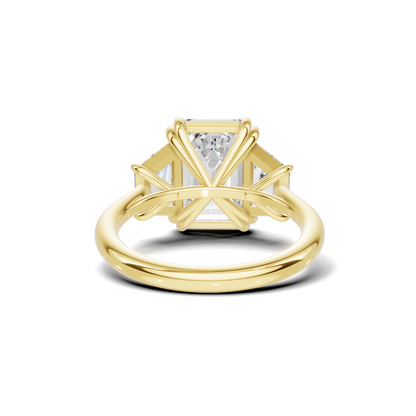 Elegant Trapezoid Accent Ring