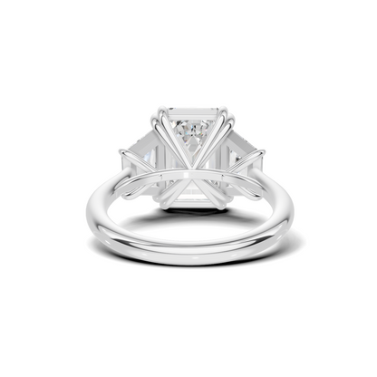 Elegant Trapezoid Accent Ring