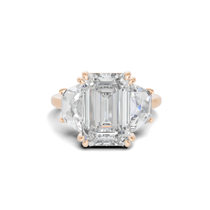 Elegant Trapezoid Accent Ring