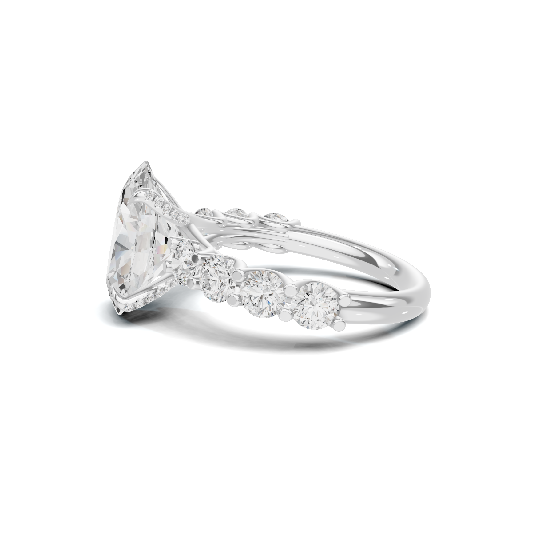 Elegant Twisted Accented Ring