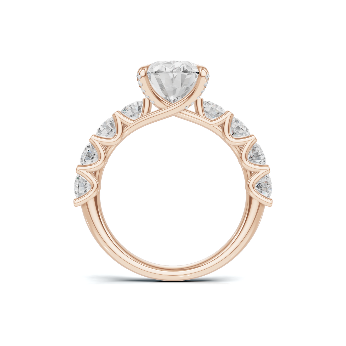 Elegant Twisted Accented Ring