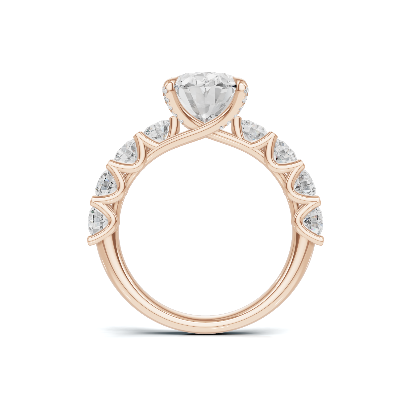 Elegant Twisted Accented Ring