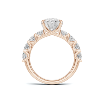 Elegant Twisted Accented Ring