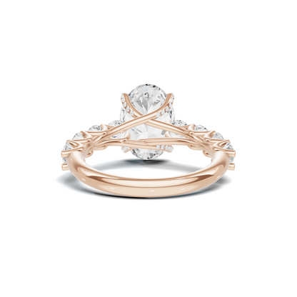 Elegant Twisted Accented Ring