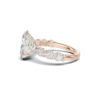 Elegant Twisted Accented Ring