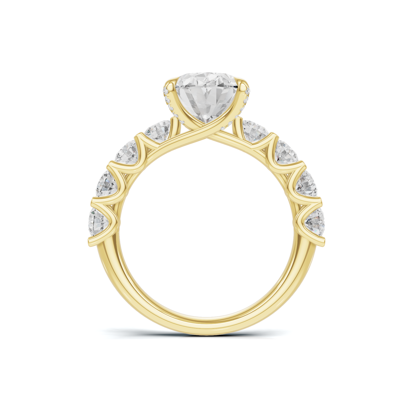 Elegant Twisted Accented Ring