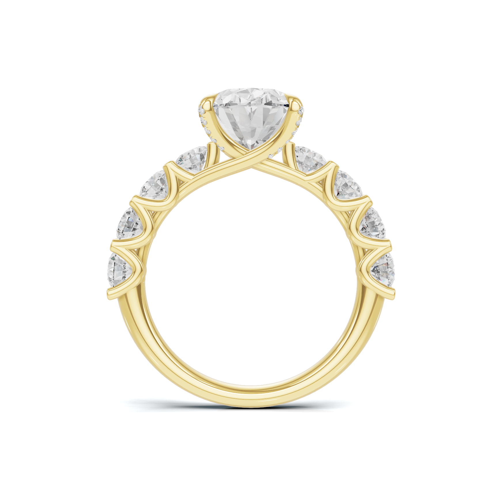 Elegant Twisted Accented Ring