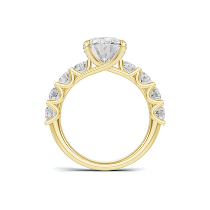 Elegant Twisted Accented Ring