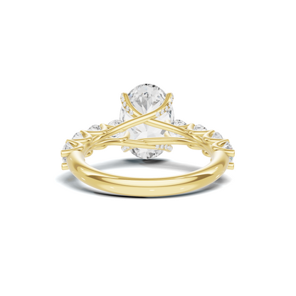 Elegant Twisted Accented Ring