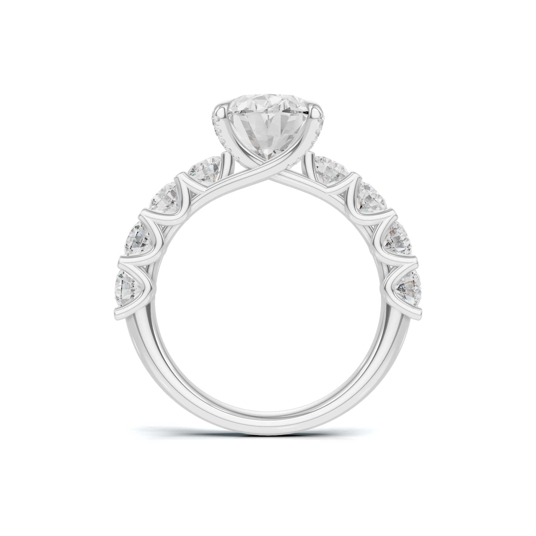 Elegant Twisted Accented Ring
