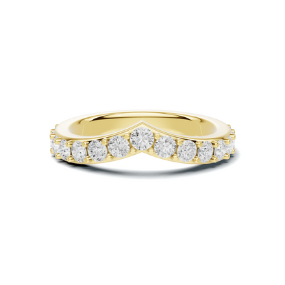 Elegant V Shaped Ring