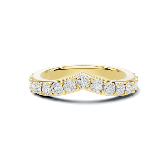 Elegant V Shaped Ring