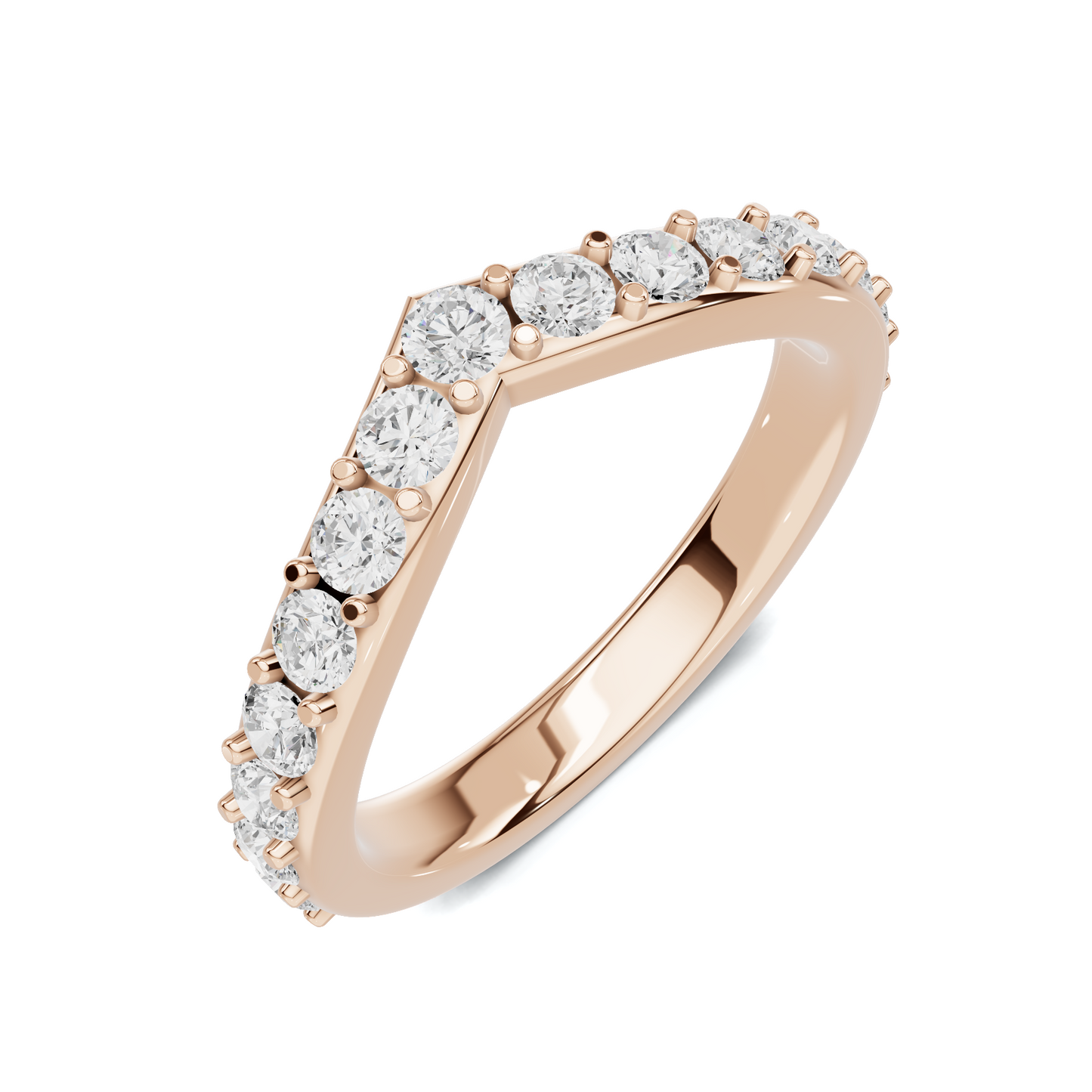 Elegant V Shaped Ring