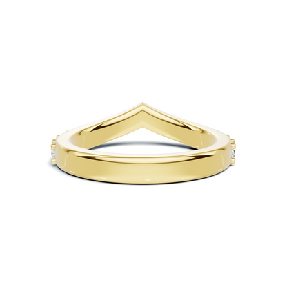 Elegant V Shaped Ring