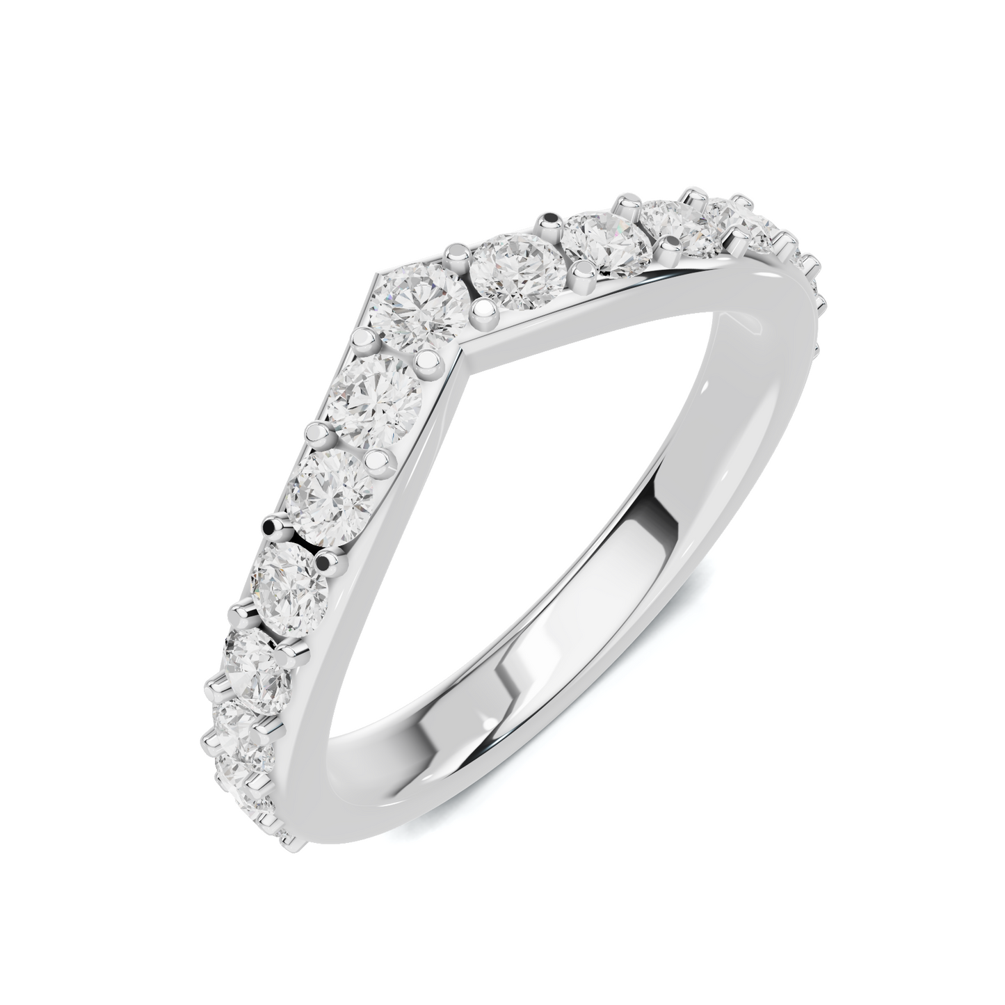Elegant V Shaped Ring