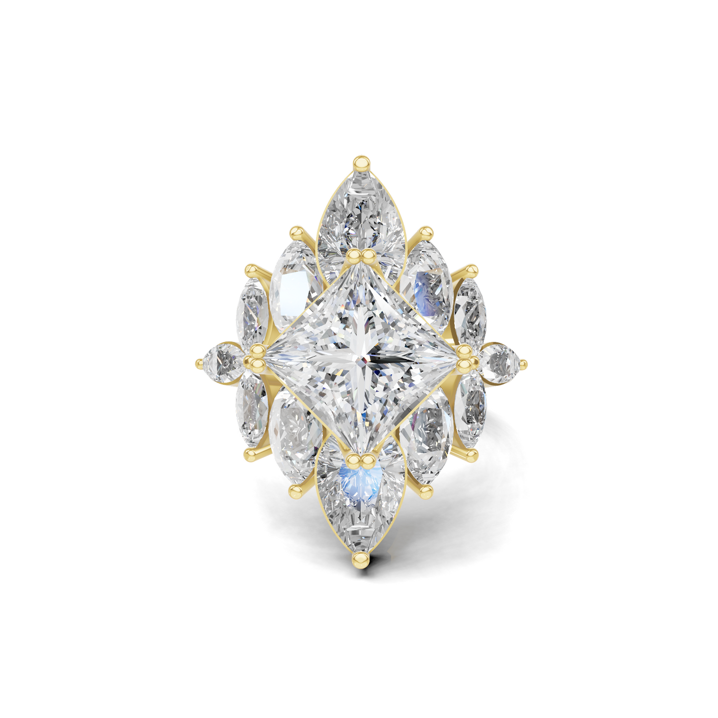 Elite Cluster Statement Ring