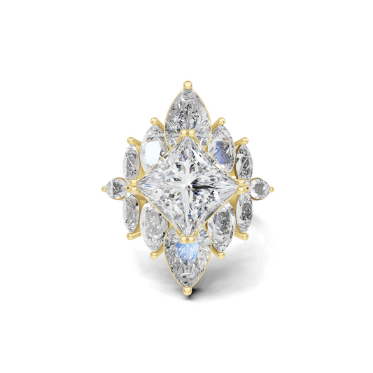 Elite Cluster Statement Ring