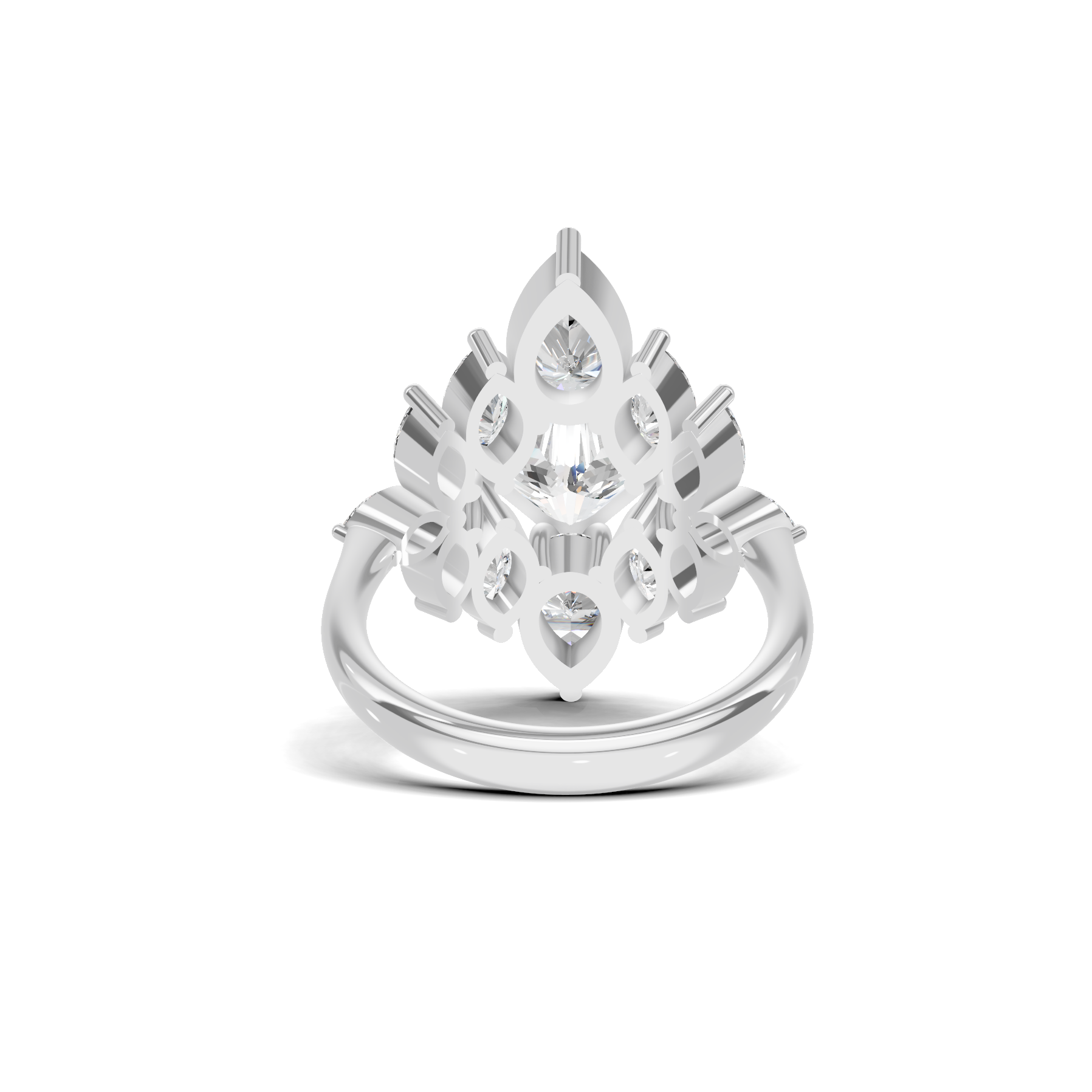 Elite Cluster Statement Ring