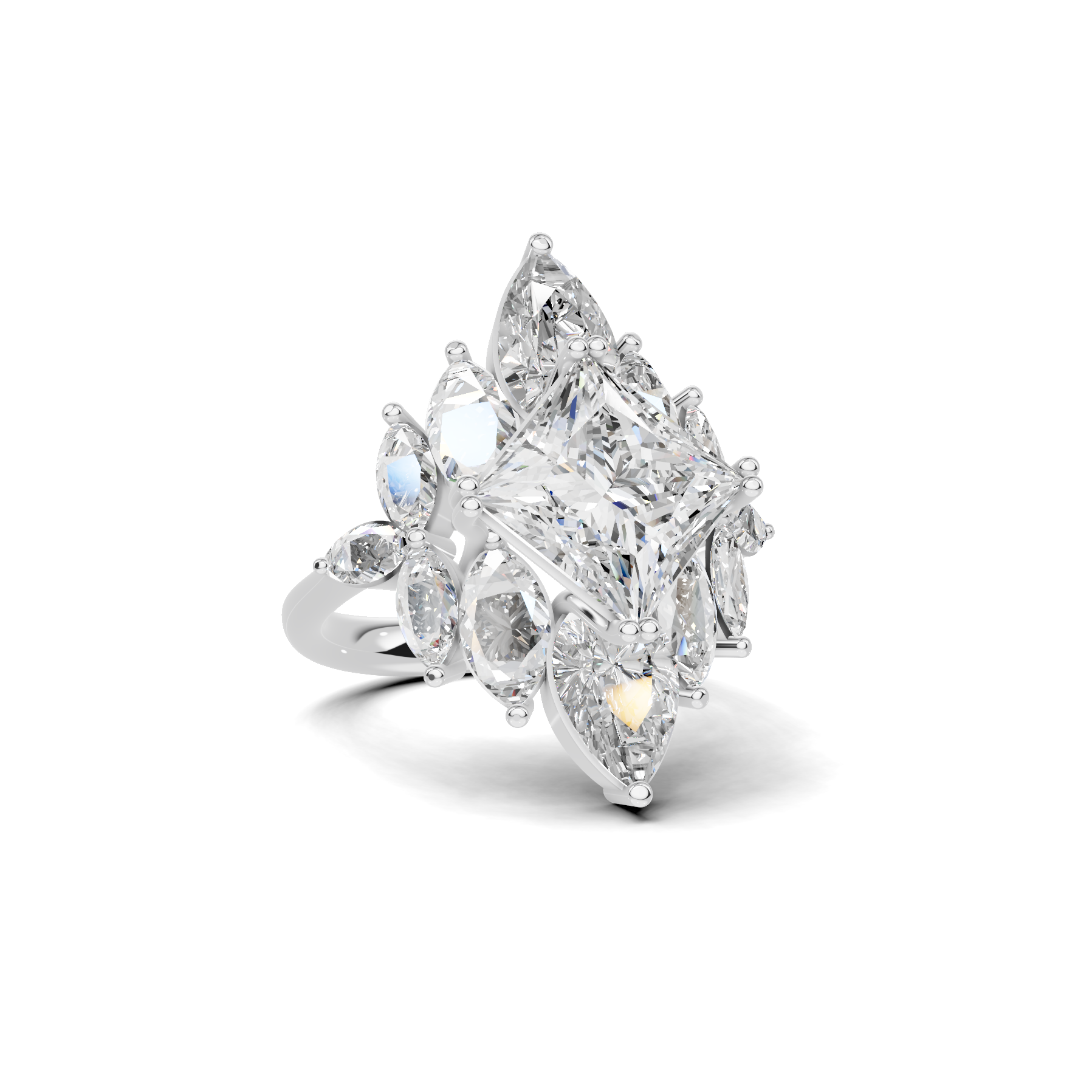 Elite Cluster Statement Ring