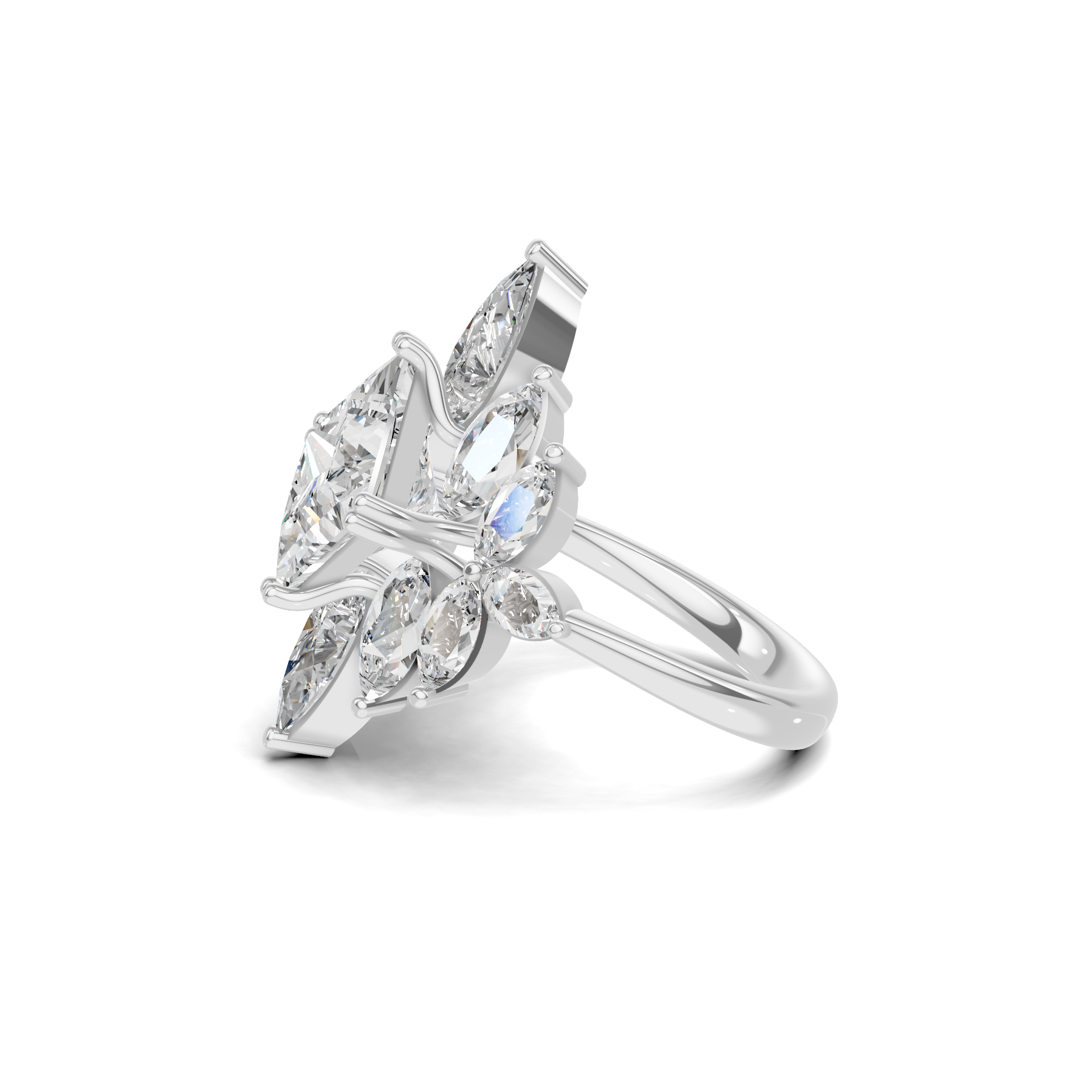 Elite Cluster Statement Ring